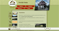 Desktop Screenshot of kozinec.cz