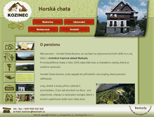 Tablet Screenshot of kozinec.cz